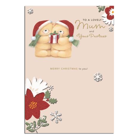 Lovely Mum & Partner Forever Friends Christmas Card